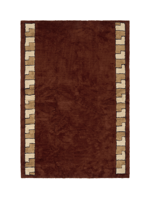 Lygia deep wine fine cut pile rug double.online rug top only 160x230cm