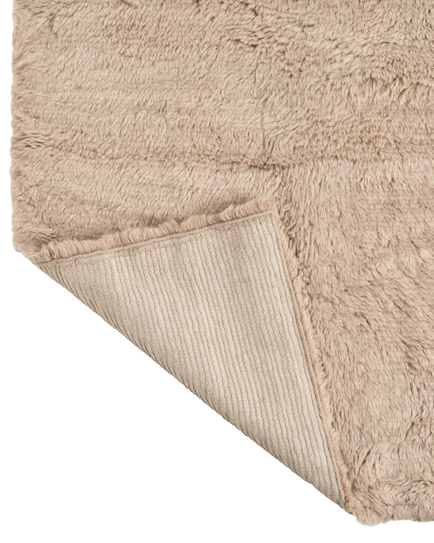 Mackenzie Dark Beige Washable Wool Sheepskin Area Rug