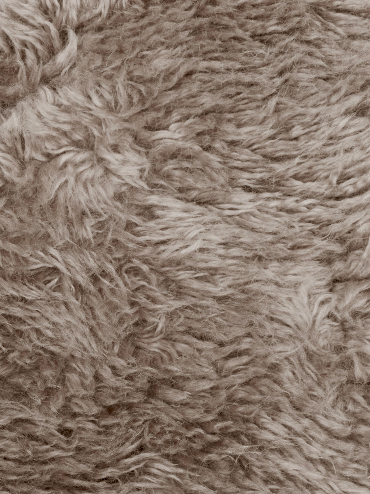 Mackenzie Mocha Washable Wool Sheepskin Shaped Rug