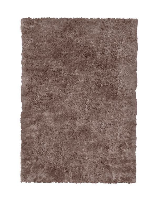 Mackenzie mocha washable wool sheepskin area rug