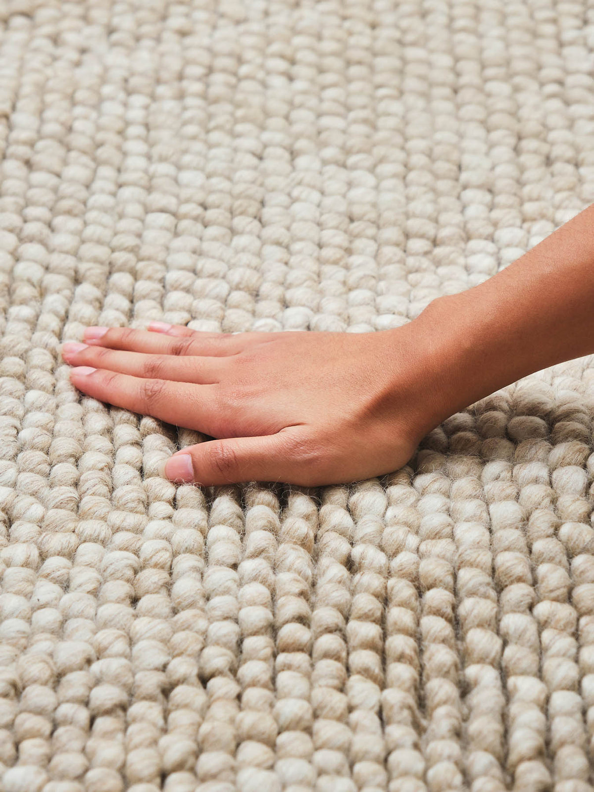 Loop Pile Wool Rug Marlborough Natural Washable Wool Heavy Loop Pile Runner