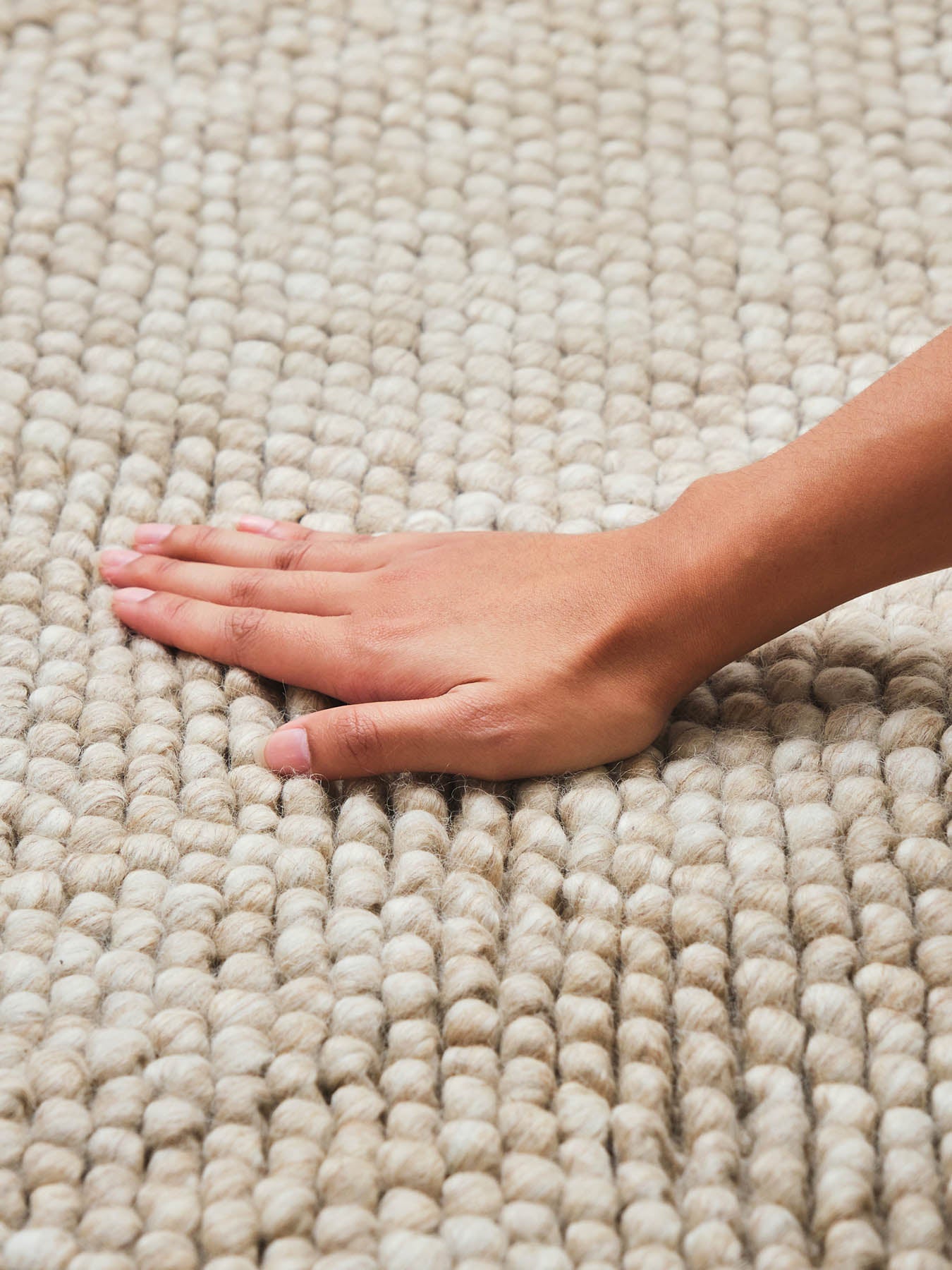 Marlborough Natural Washable Wool Heavy Loop Pile Rug
