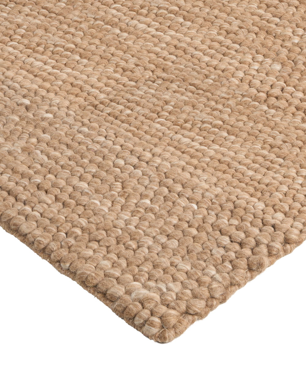 Marlborough Brown Washable Wool Heavy Loop Pile Runner Washable Wool Rug Double
