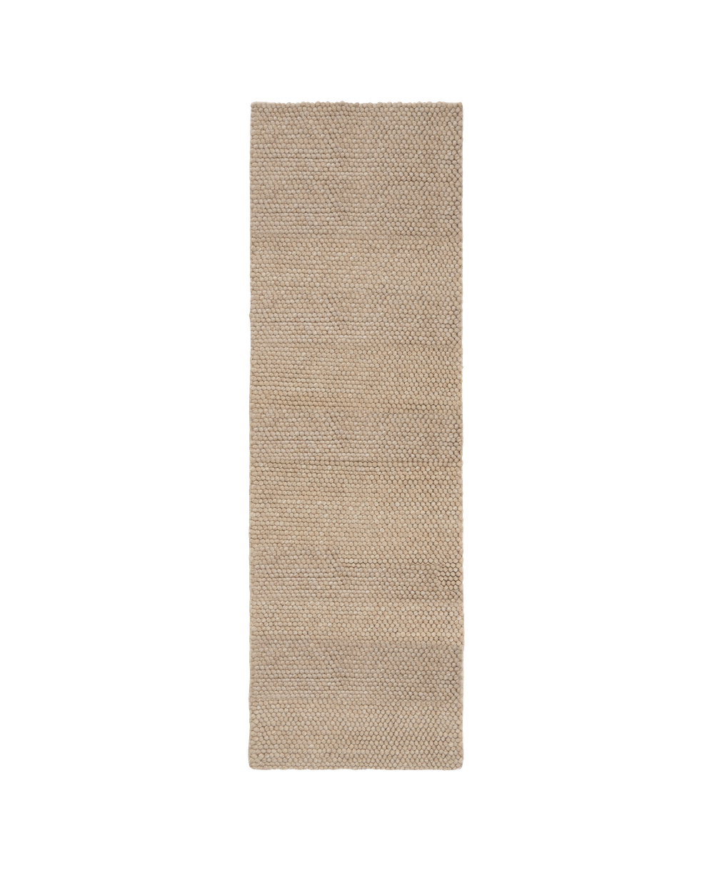 Marlborough Natural Washable Wool Heavy Loop Pile Runner Washable Wool Rug Double Standard System 70x240cm