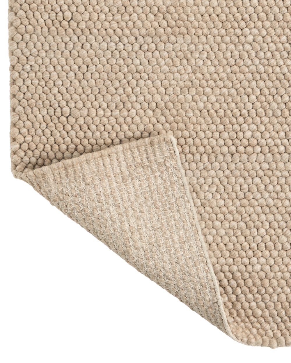 Marlborough Natural Washable Wool Heavy Loop Pile Runner Washable Wool Rug Double
