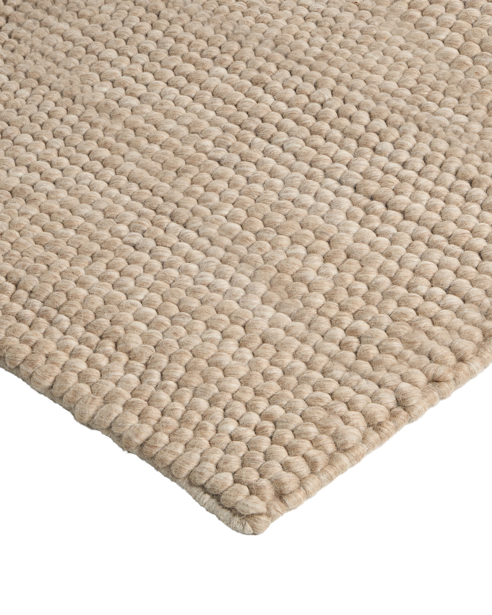 Marlborough Natural Washable Wool Heavy Loop Pile Runner Washable Wool Rug Double