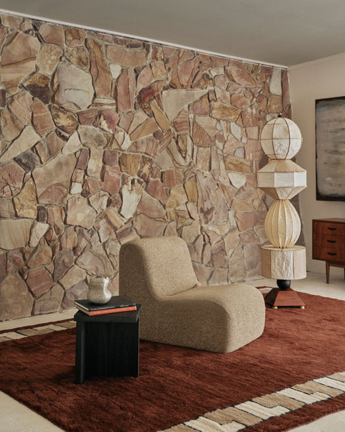 Lygia deep wine fine cut pile swatch double.online 15x15cm