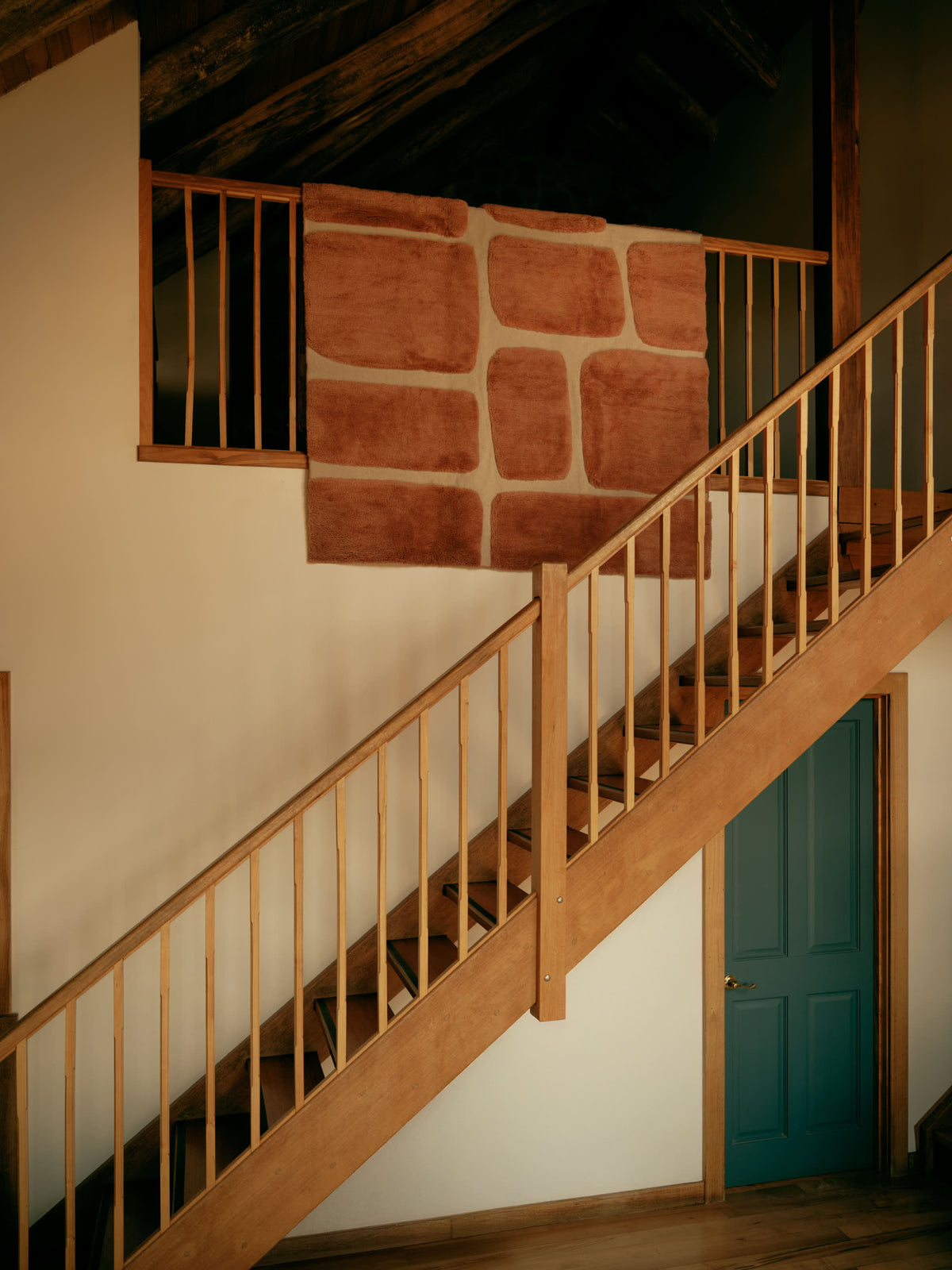 Ember Rust Washable Wool Fine Cut Pile Swatch