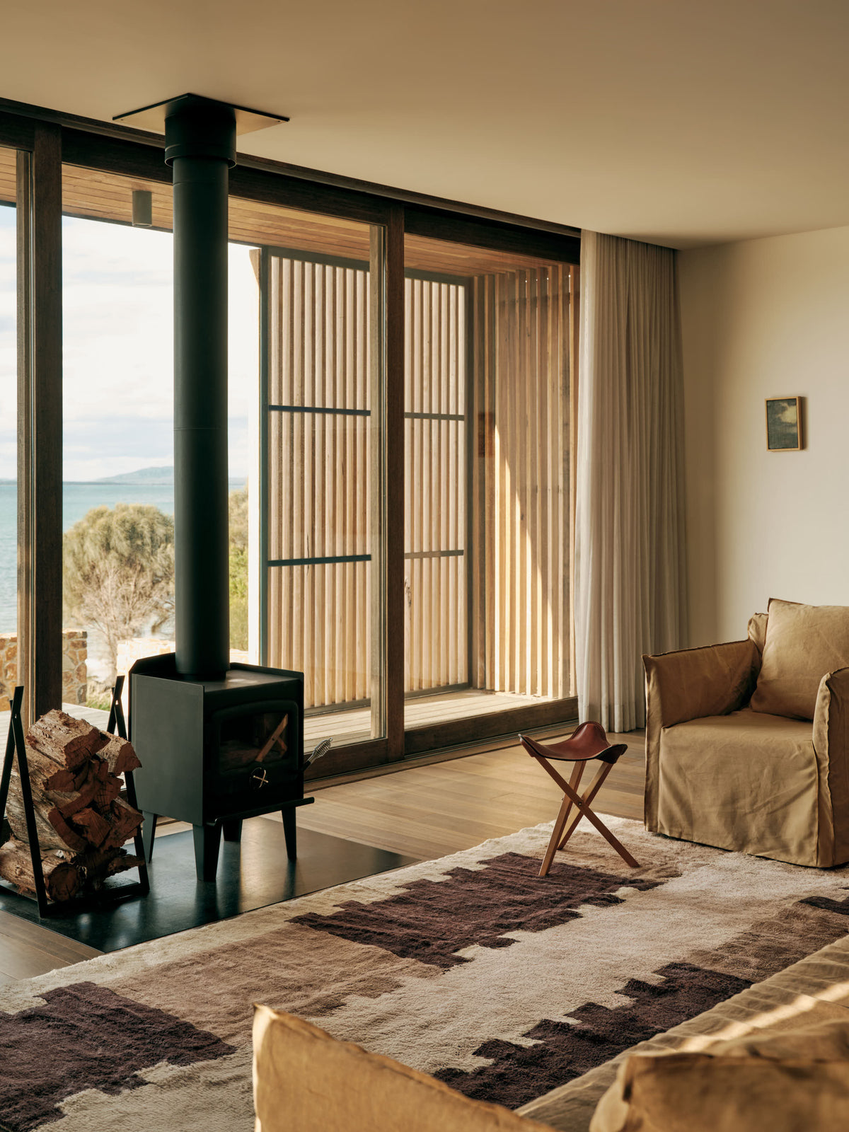 Quoin Brown Washable Wool Fine Cut Pile Swatch