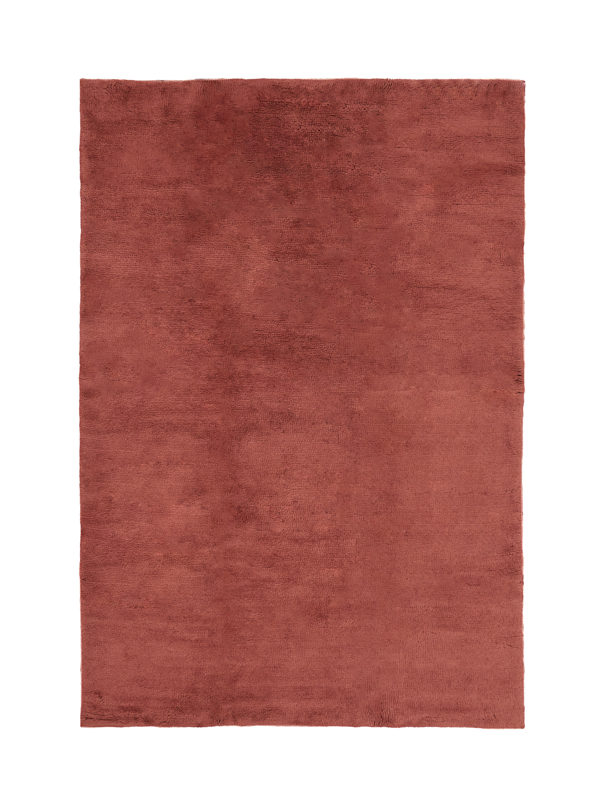 Nelson Burgundy Wine Washable Wool Fine Cut Pile Rug