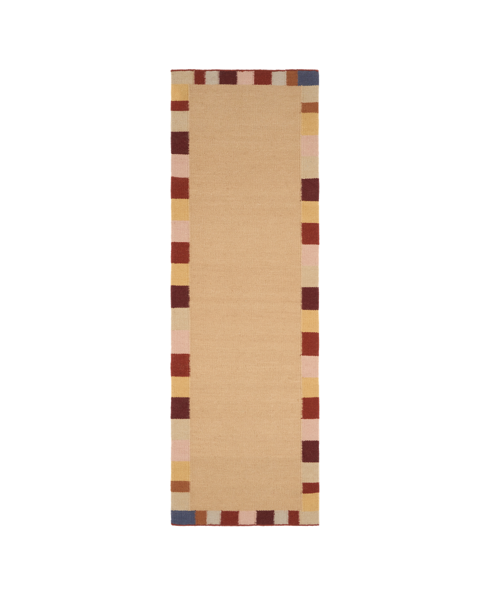 Node Multi Washable Blended Wool Flatweave Runner double.online Standard System 90x150cm