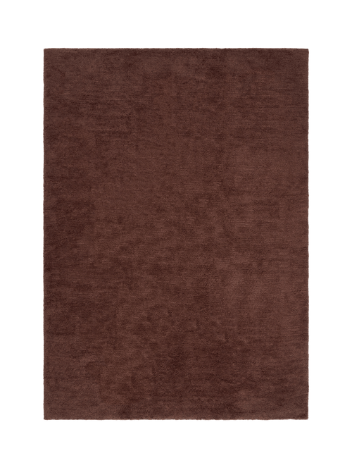 Otago brown washable wool berber rug