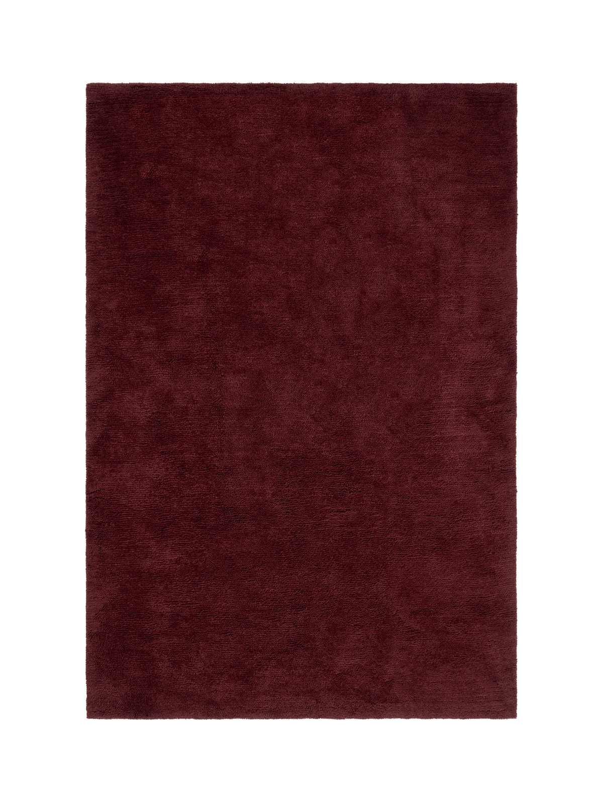 Otago Burgundy Washable Wool Berber Rug