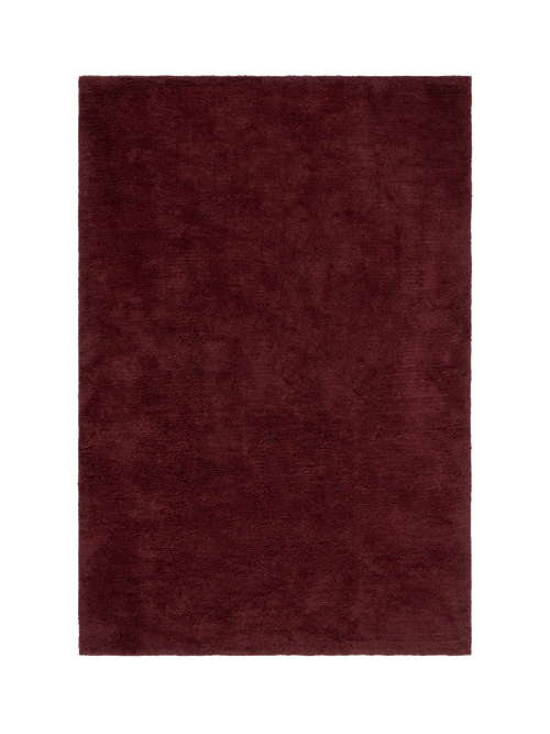 Otago burgundy washable wool berber rug