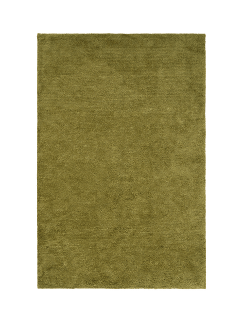 Otago chartreuse washable wool berber rug