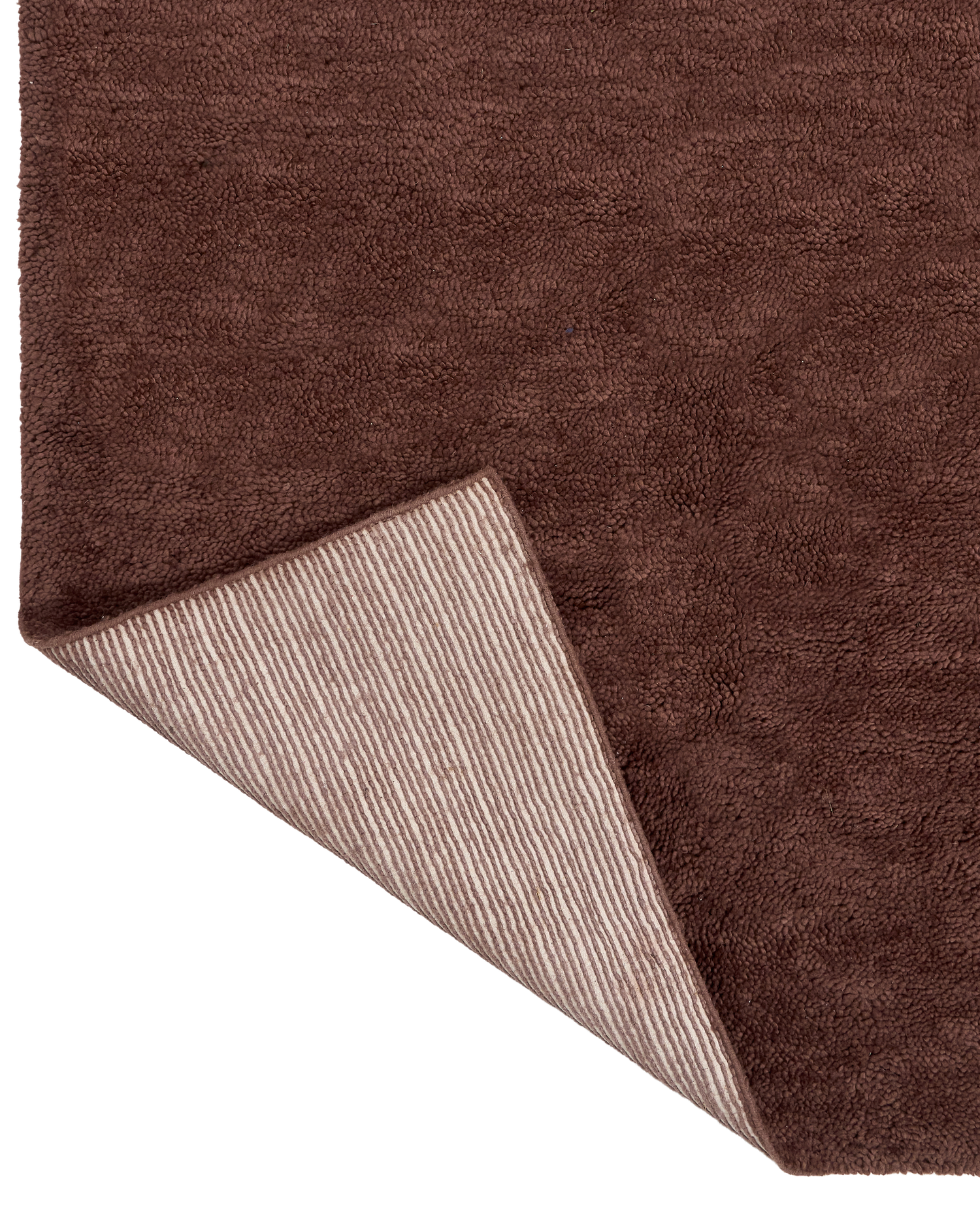 Otago Brown Washable Wool Berber Swatch double.online