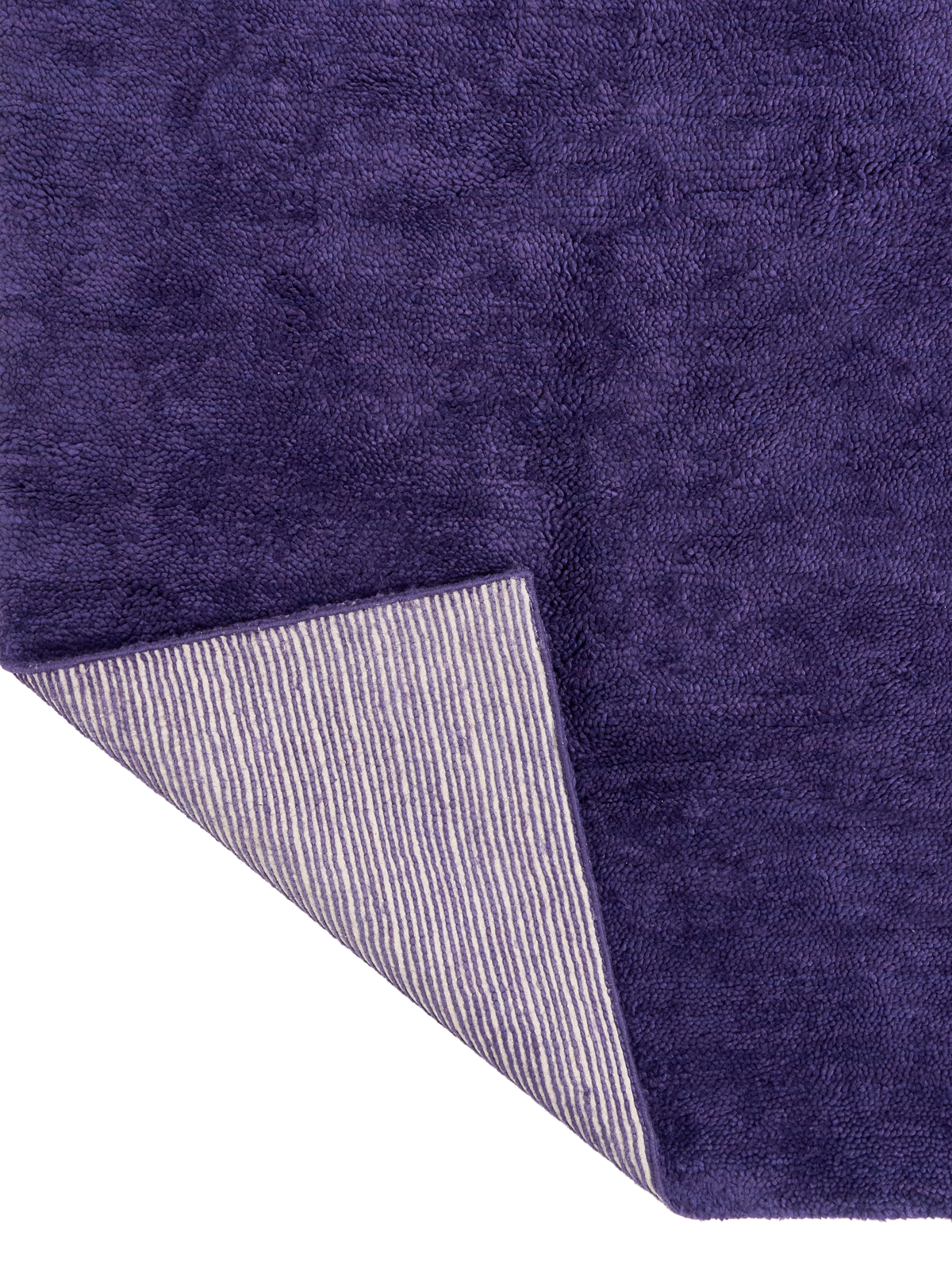 Otago Dark Plum Washable Wool Berber Rug double.online