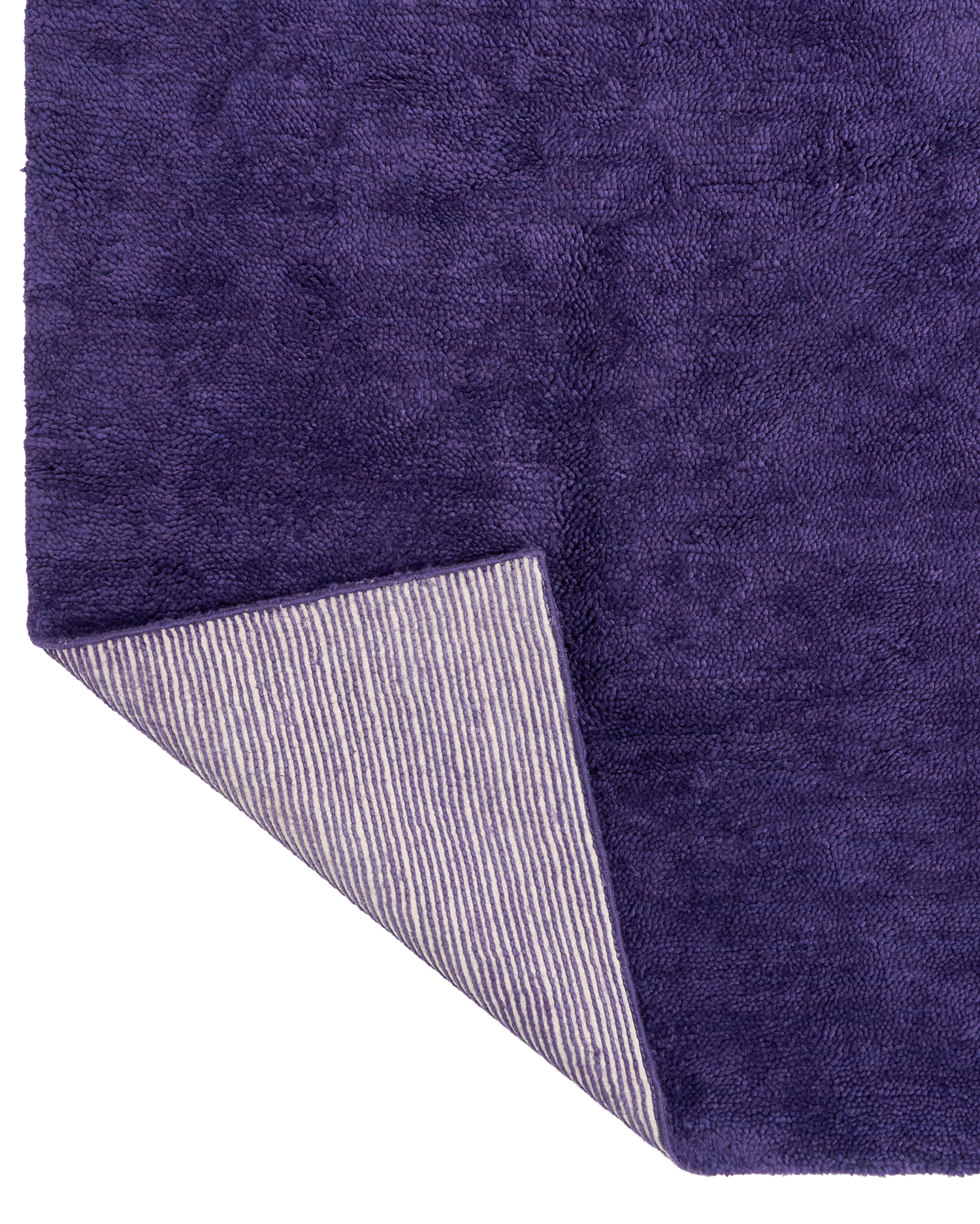 Otago Dark Plum Washable Wool Berber Rug double.online