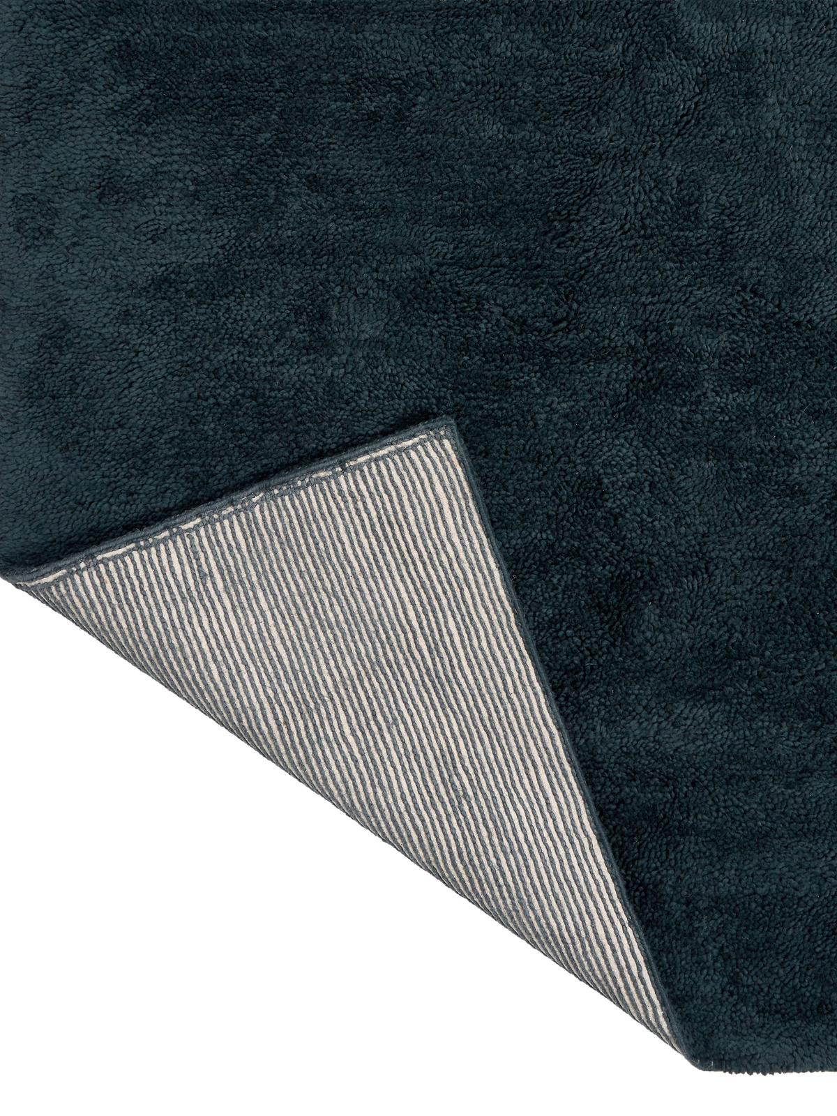 Otago Steel Blue Washable Wool Berber Rug double.online