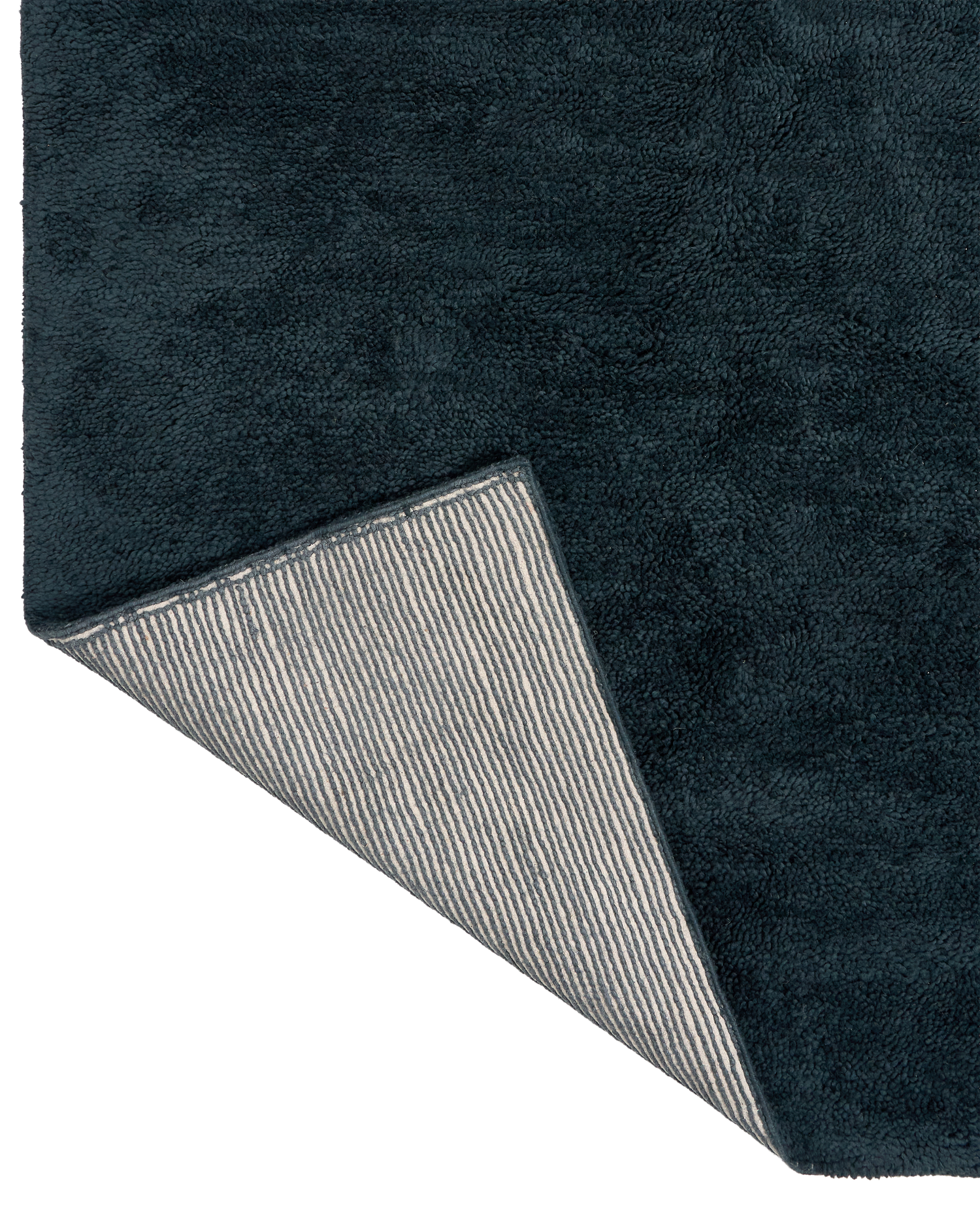 Otago Steel Blue Washable Wool Berber Rug double.online