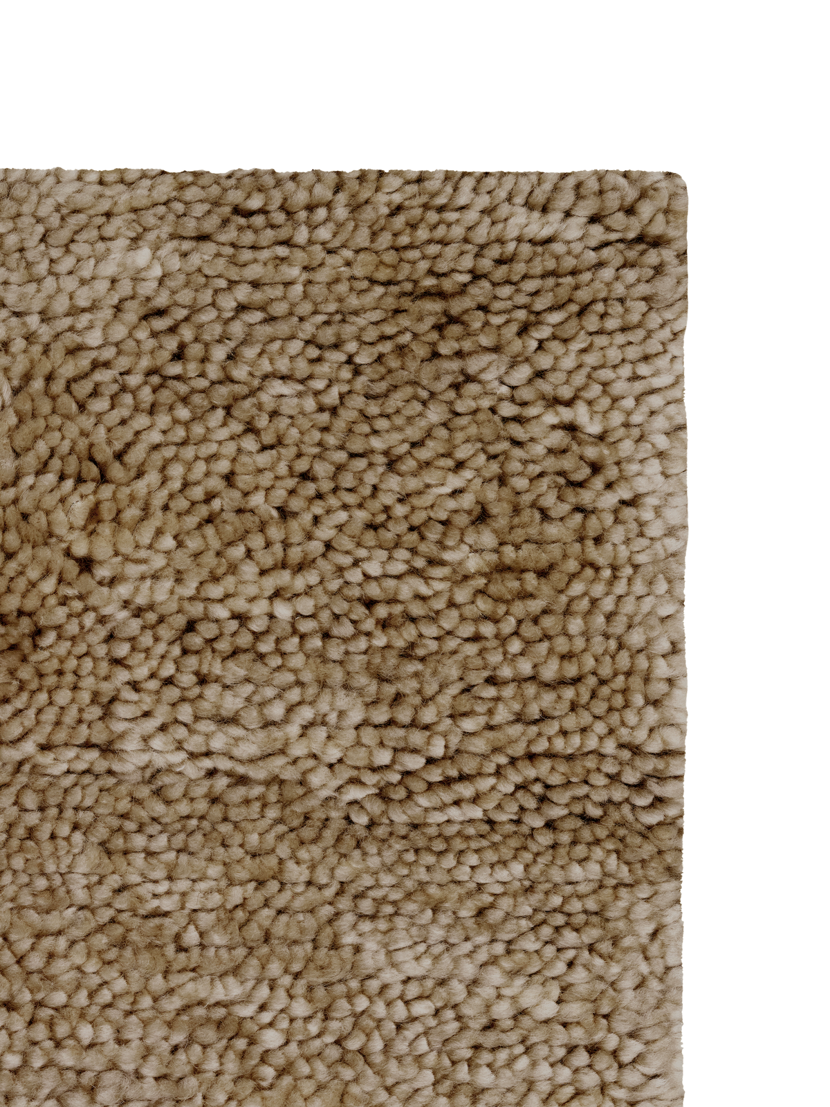Otago Taupe Washable Wool Berber Rug