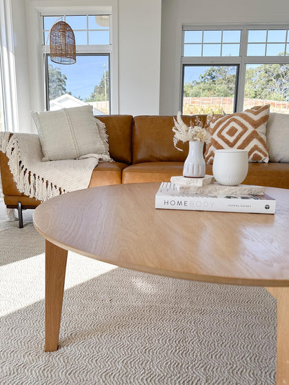 Peace cream vegan shearling rug