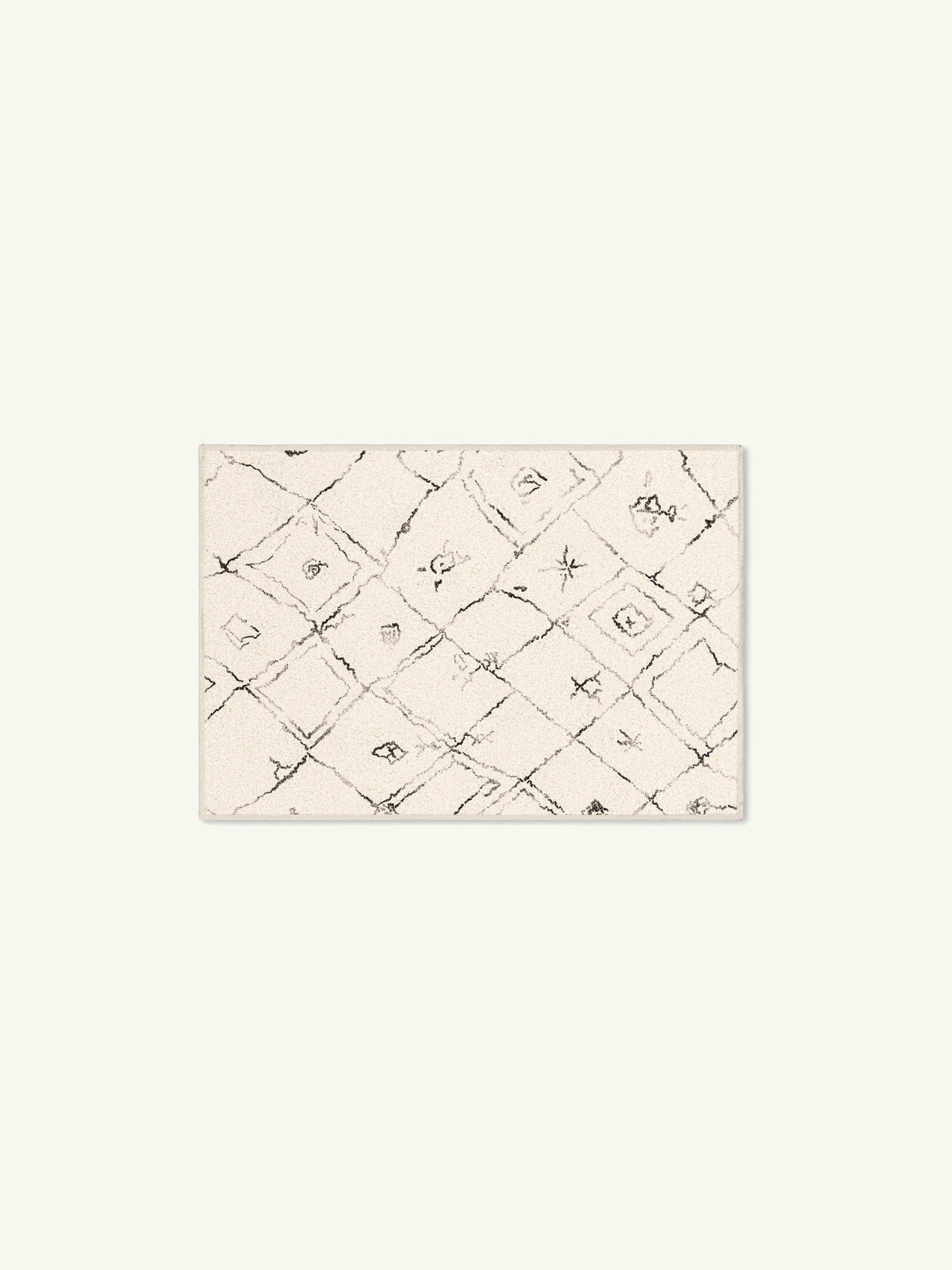 Logic Cream Cotton Feel Rug