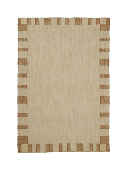 Palisade mustard washable jute rug