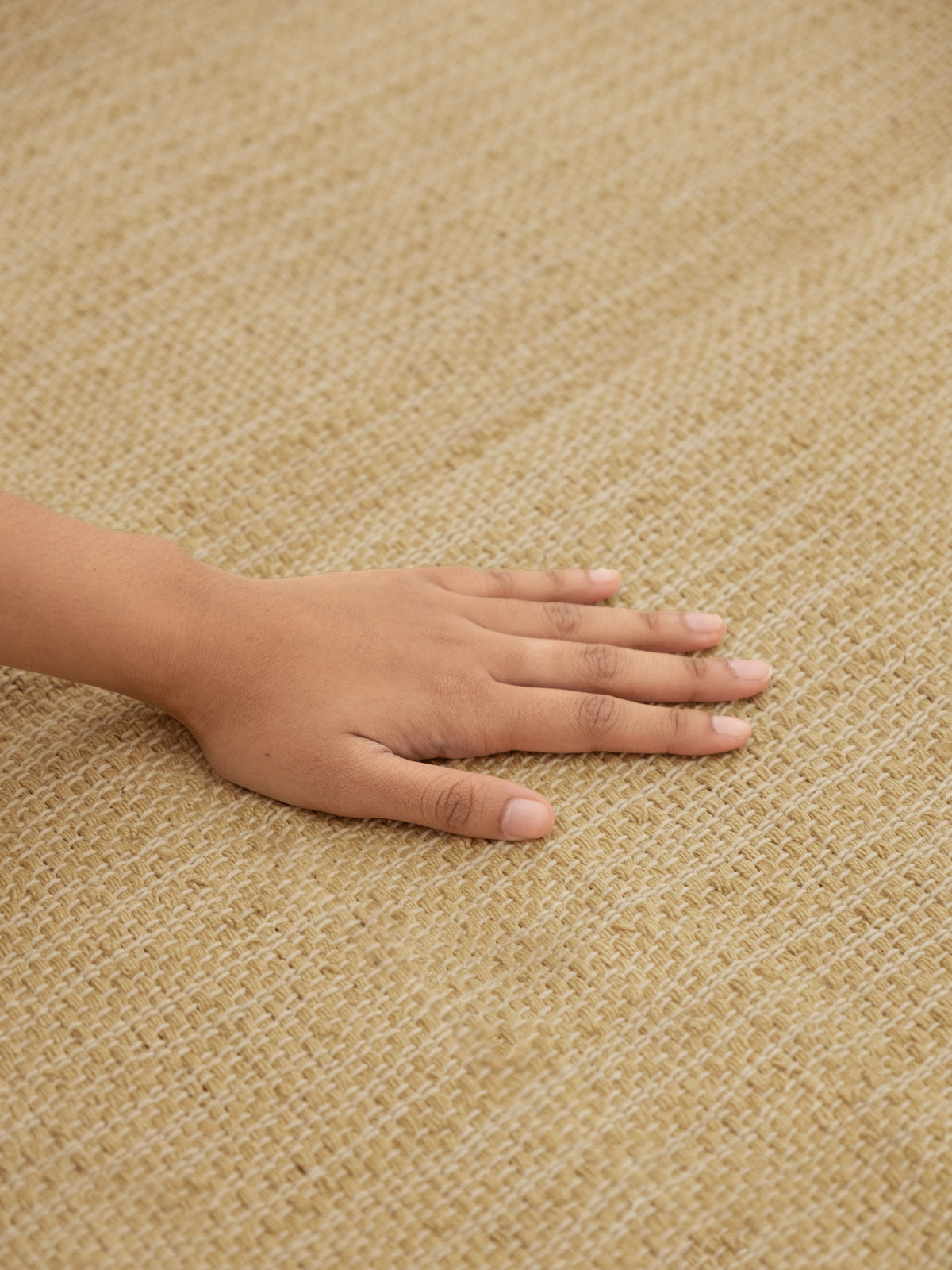 Palisade Mustard Washable Jute Rug