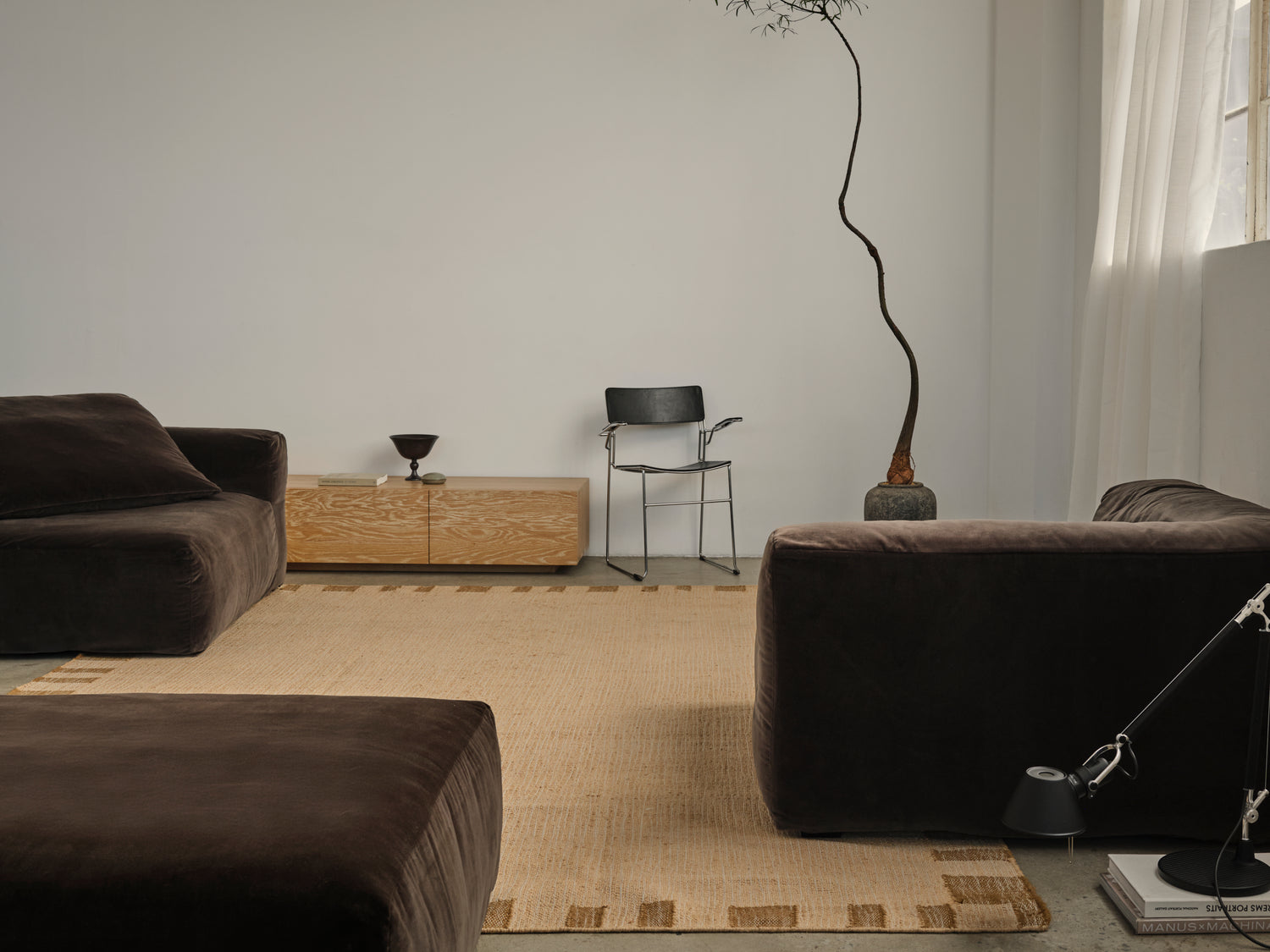 Palisade Mustard Washable Jute Rug
