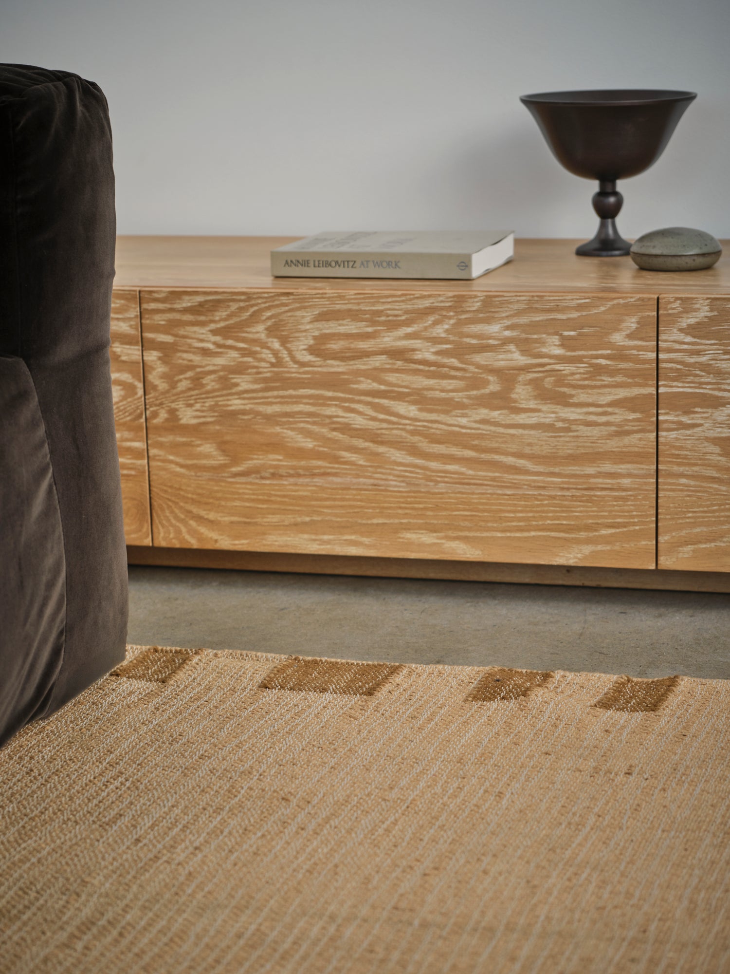 Palisade Mustard Washable Jute Rug