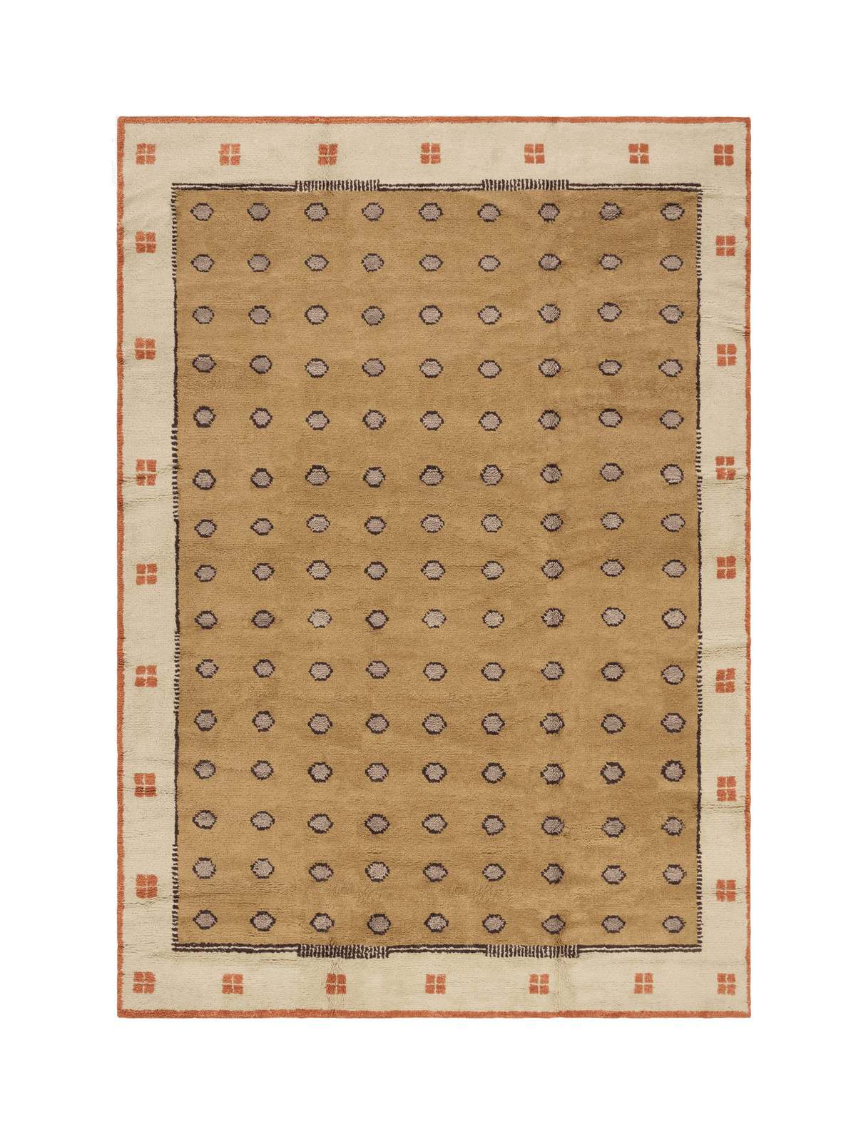 Passage Red Washable Wool Hand Knotted Rug double.online Rug Top Only 160x230cm