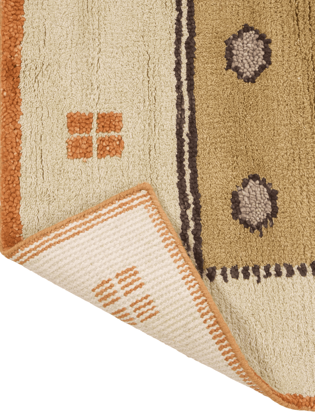 Passage Red Washable Wool Hand Knotted Swatch double.online