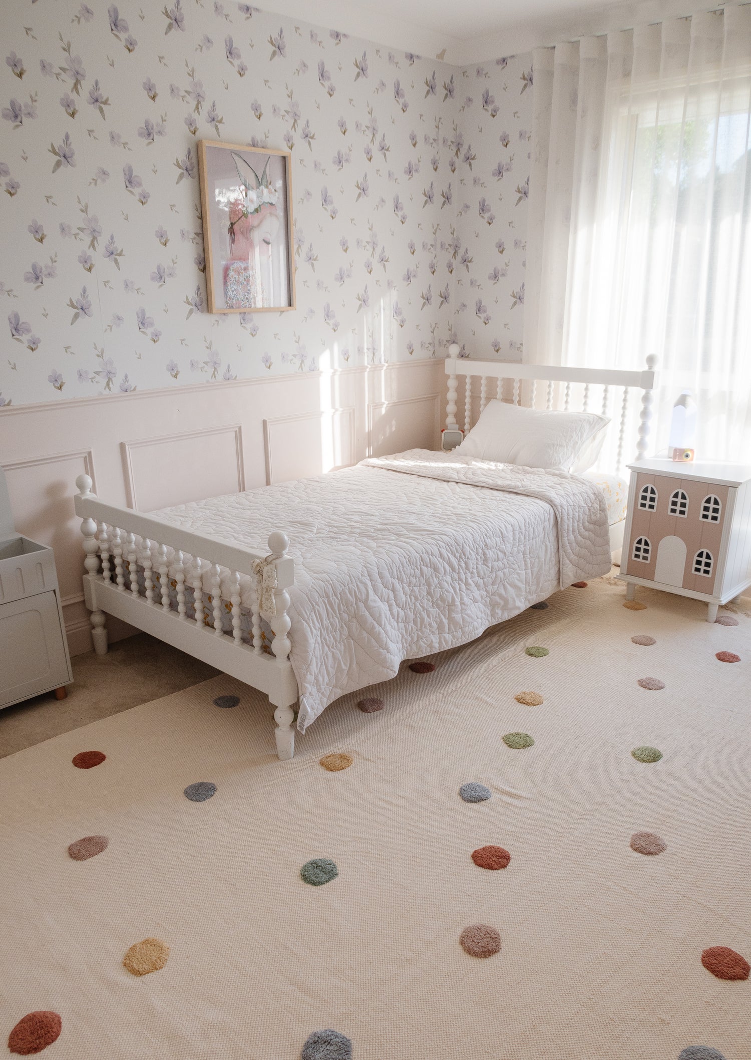 Pebble Neutral Washable Organic Cotton Cut Pile Rug