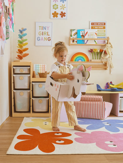 Crew cream chenille rug