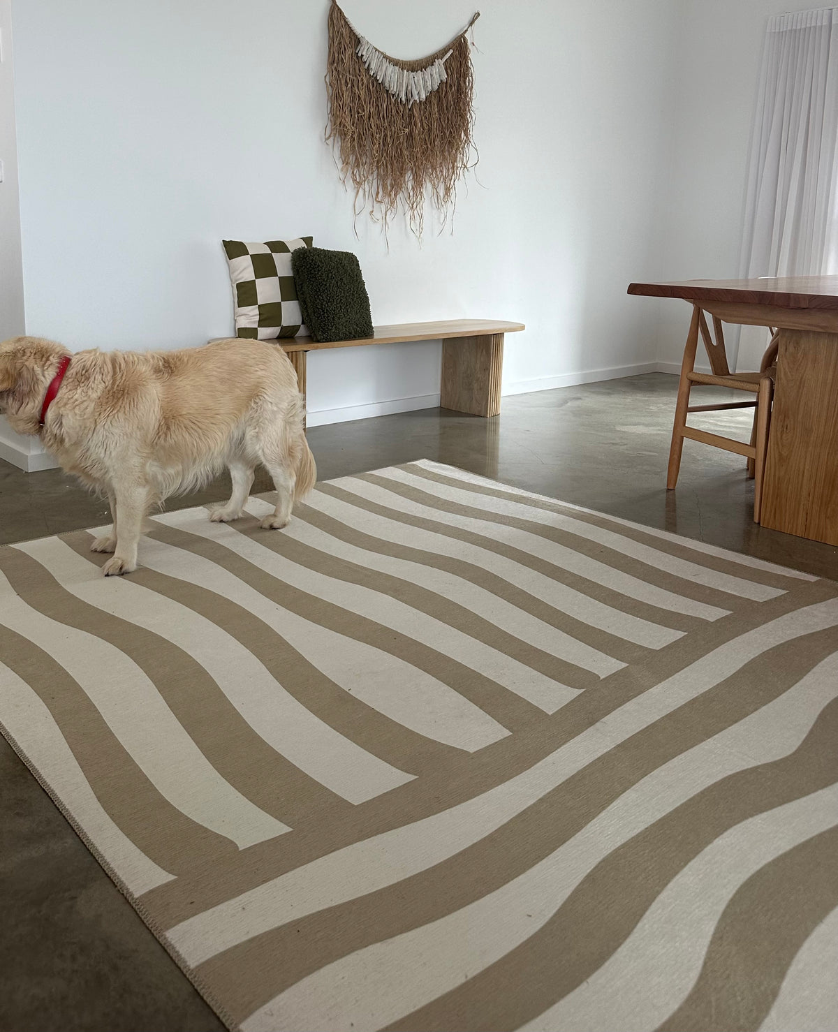 Billow Bone Chenille Rug