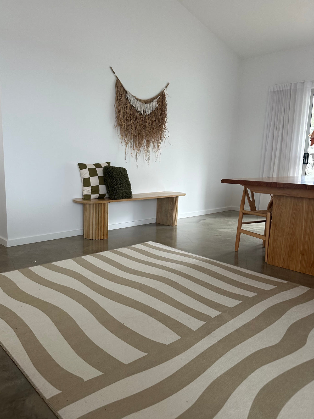 Billow Bone Chenille Rug