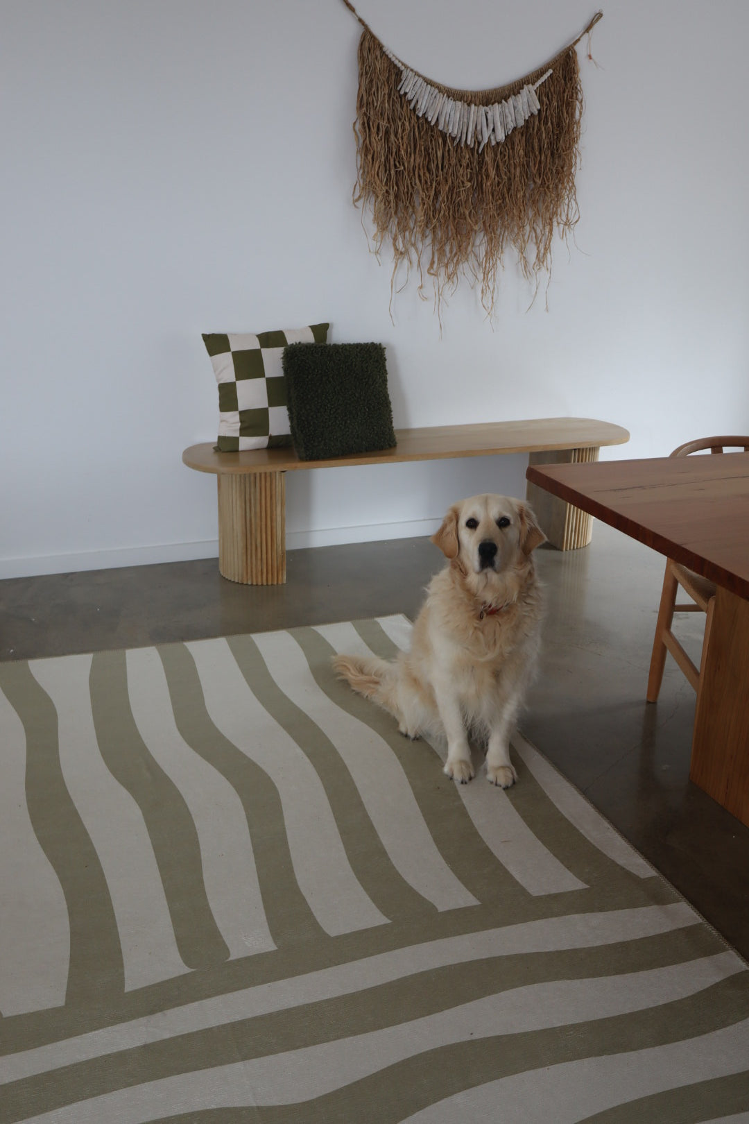 Billow Bone Chenille Rug