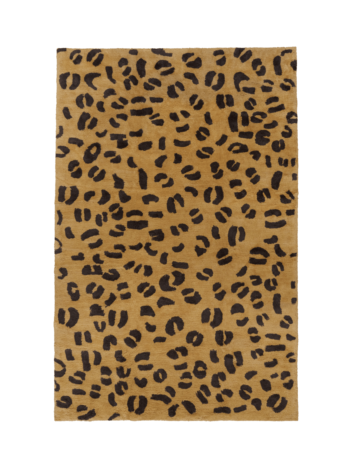 Plains Gold Washable Wool Fine Cut Pile Rug Washable Wool Rug Double Standard System 160x230cm