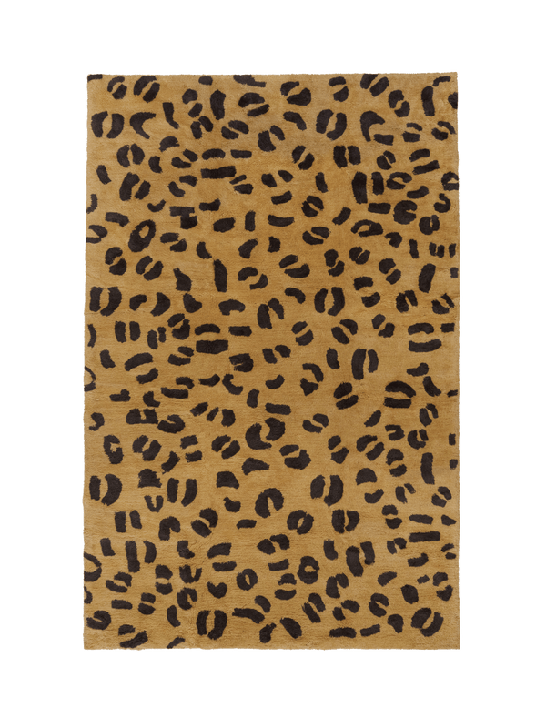 Plains Gold Washable Wool Fine Cut Pile Rug Washable Wool Rug Double Standard System 160x230cm