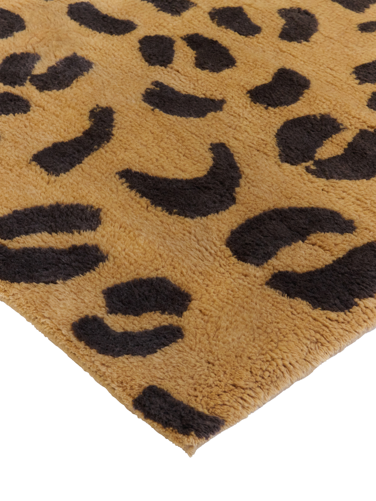 Plains Gold Washable Wool Fine Cut Pile Swatch Washable Wool Rug Double