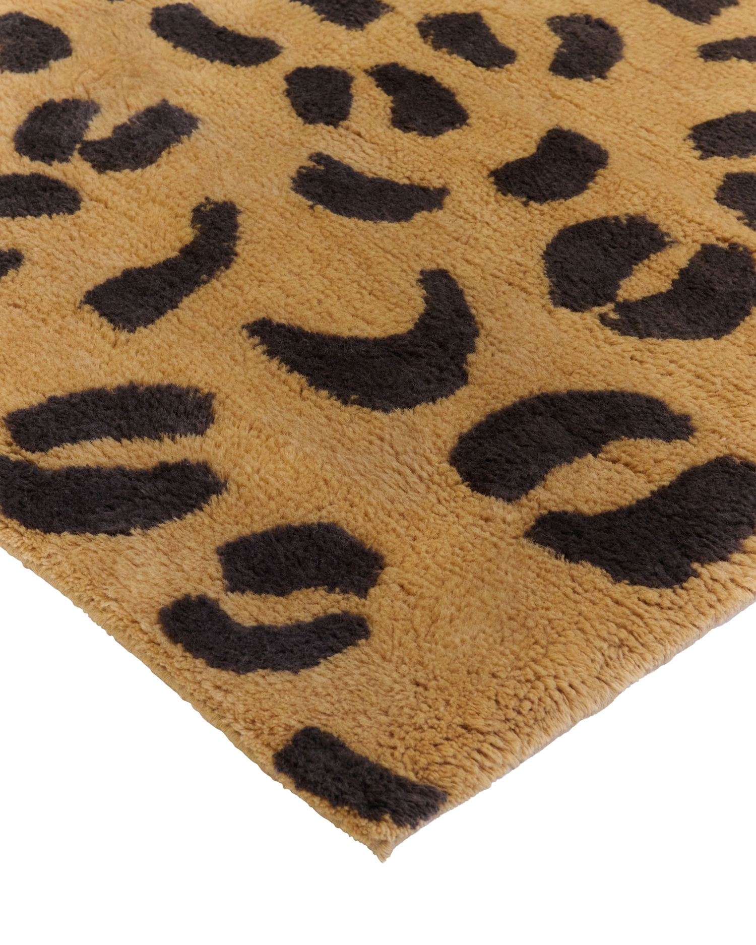 Plains Gold Washable Wool Fine Cut Pile Swatch Washable Wool Rug Double