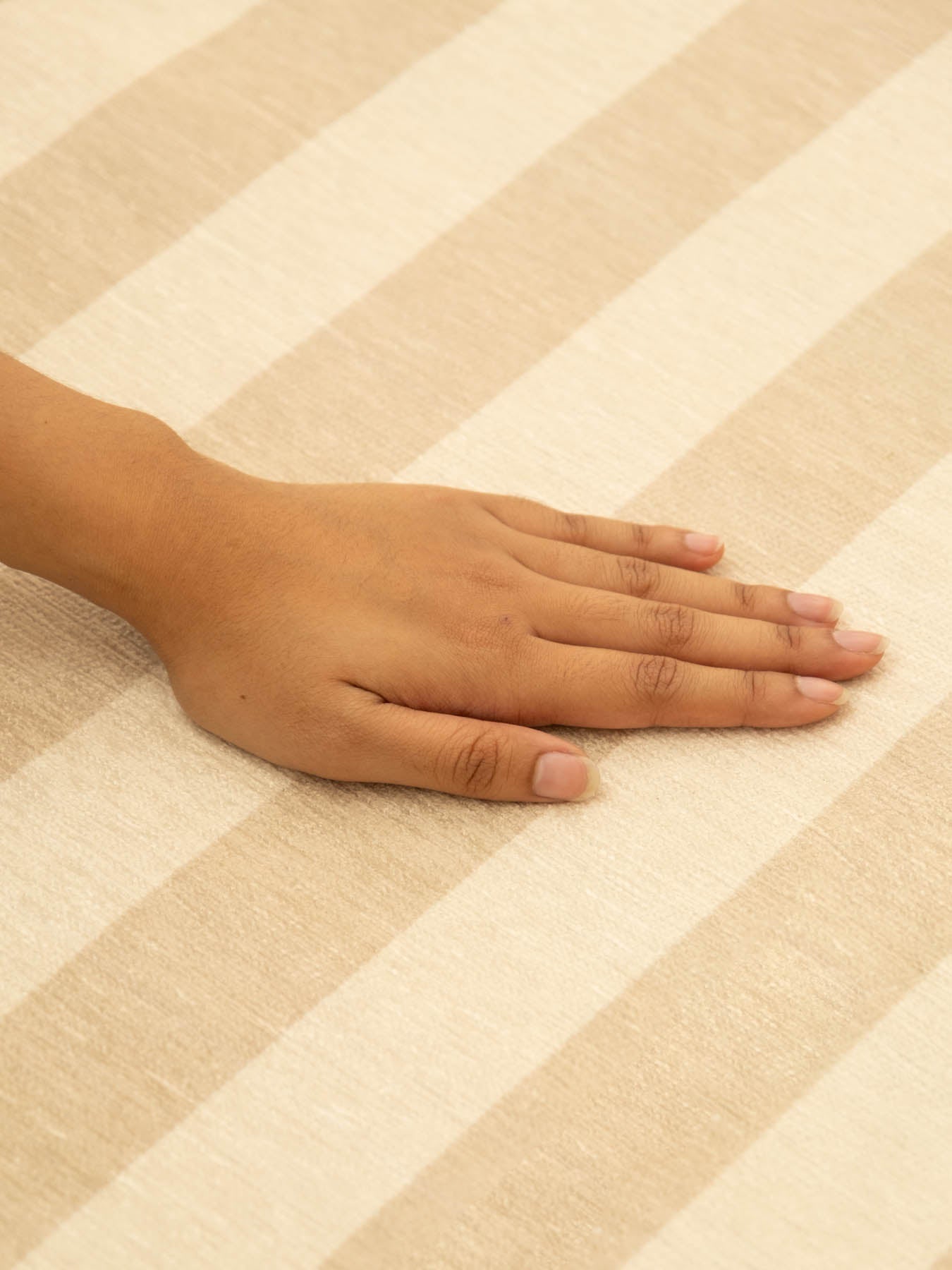 Plinth Latte Chenille Rug