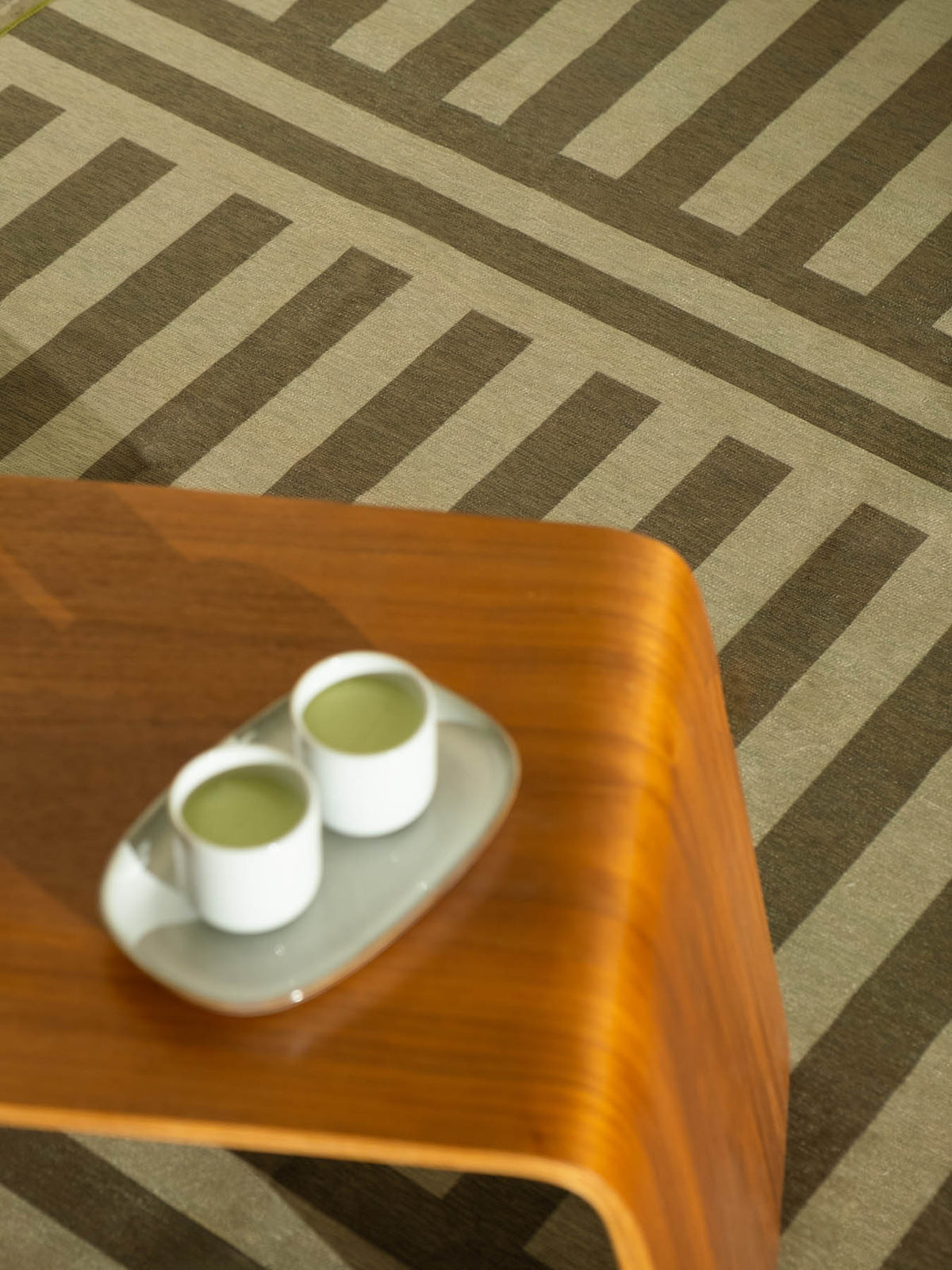 Plinth Matcha Chenille Rug