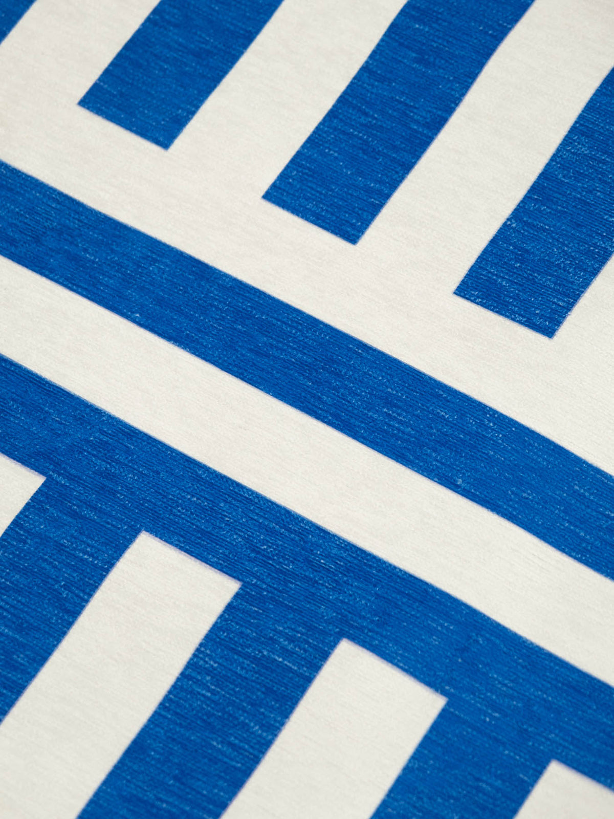 Plinth Royal Blue Chenille Rug