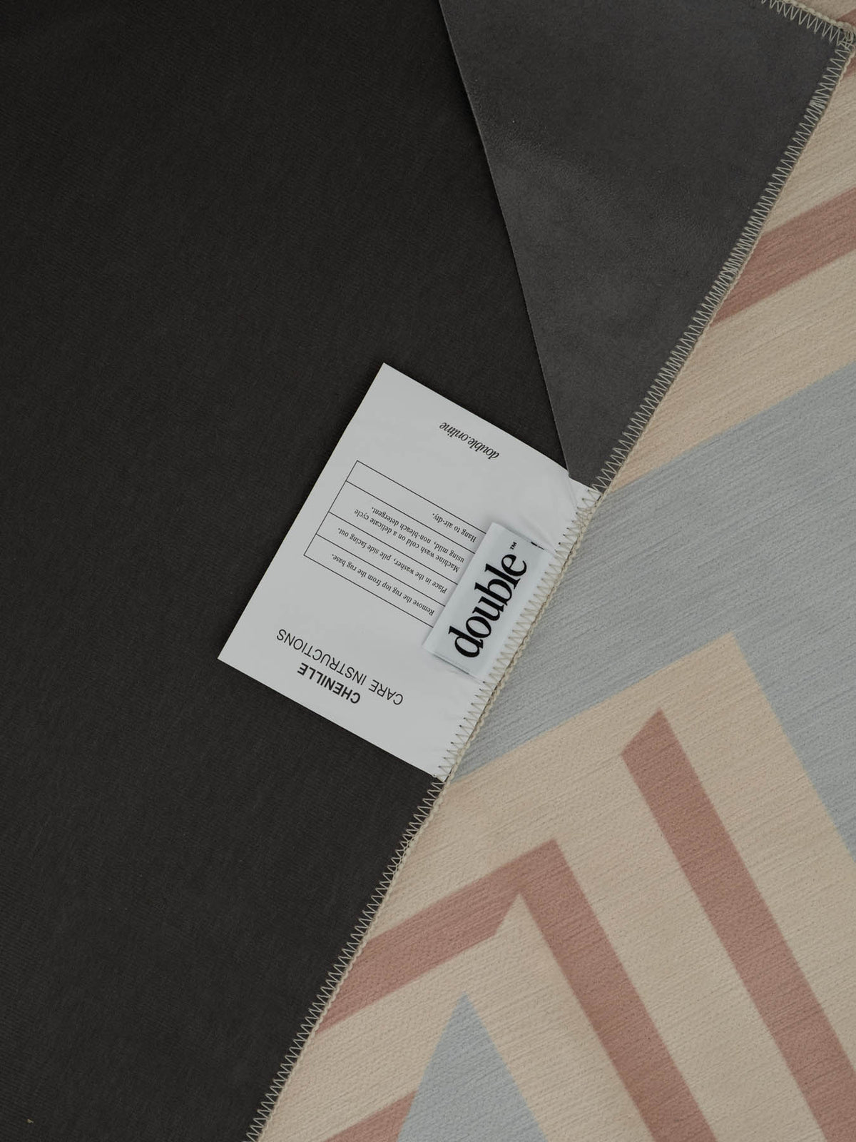 Portal Beige Chenille Rug Chenille Rugs double.online