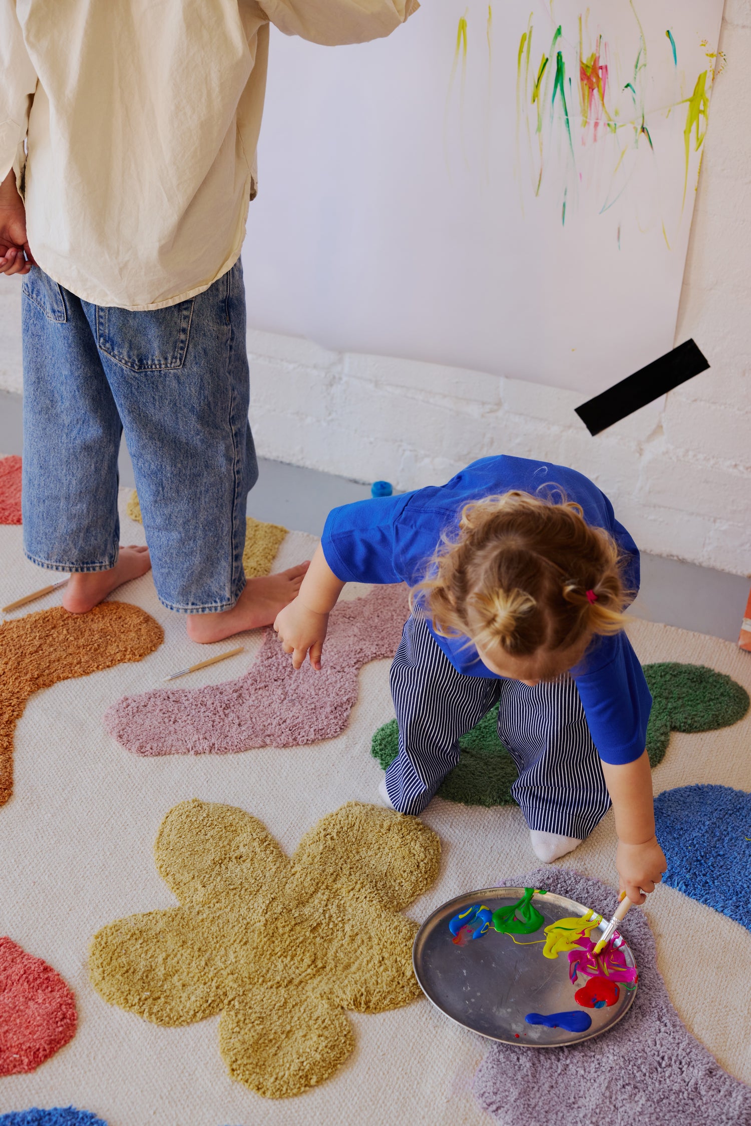 Imagination Multi Washable Organic Cotton Cut Pile Rug