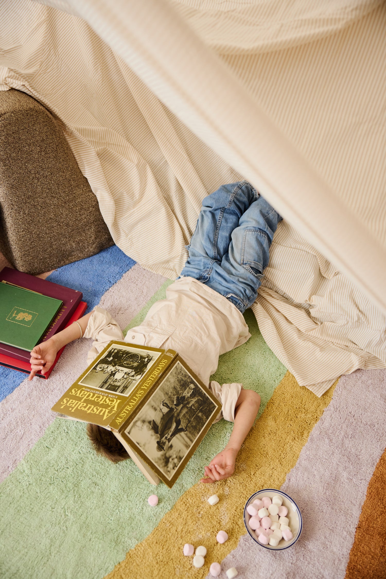 Canyon Multi Washable Organic Cotton Cut Pile Rug