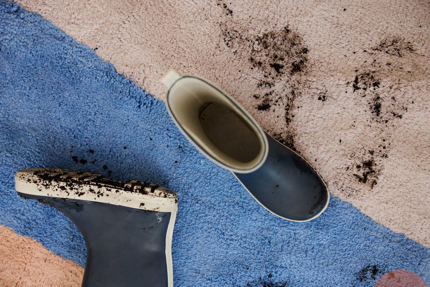 Canyon Multi Washable Organic Cotton Cut Pile Rug