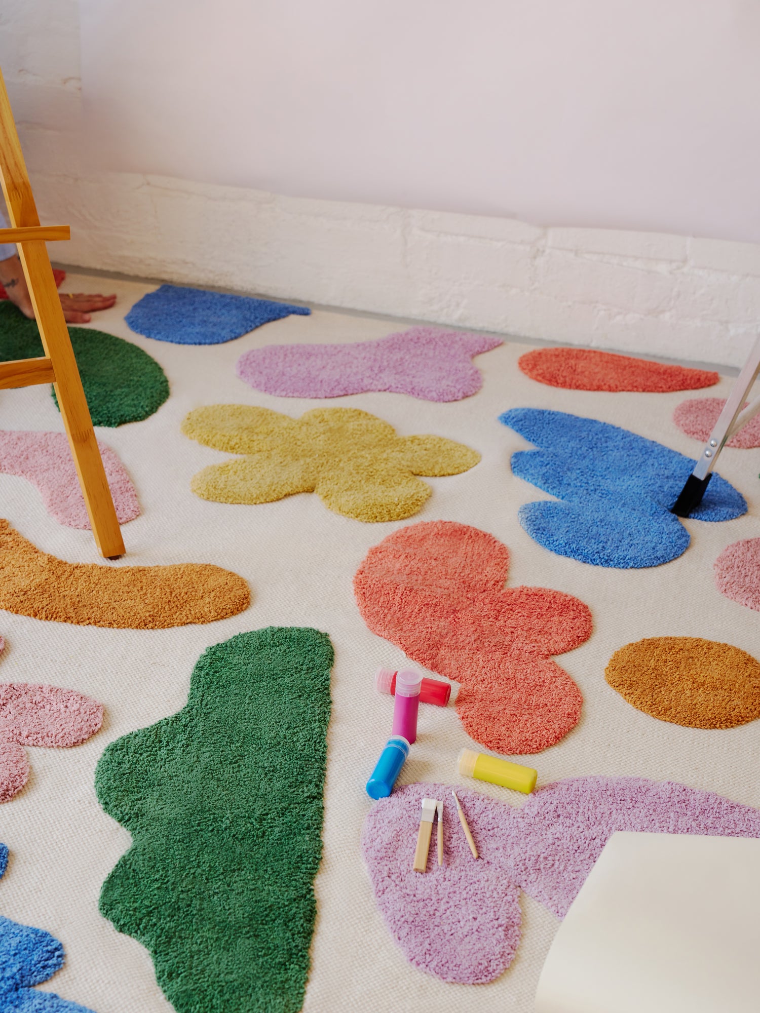 Imagination Multi Washable Organic Cotton Cut Pile Rug